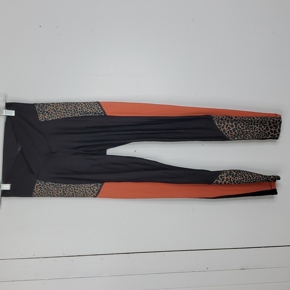 Beach Riot Pants - Beach Riot Sport Leggings Tori Cheetah Leopard Print Crossover Waist Womens S
